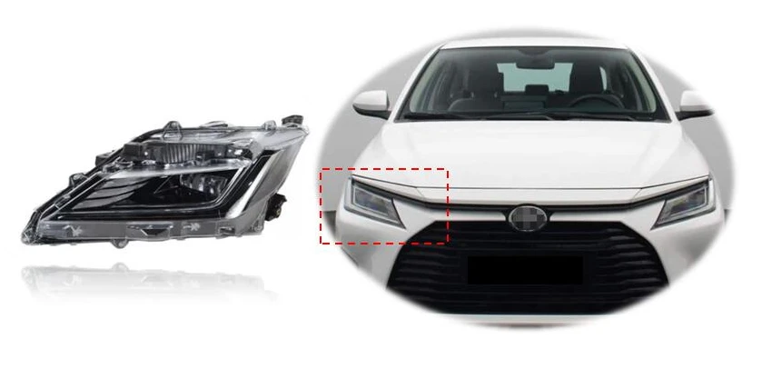 Toyota Vios/Yaris Head Light Right 2023-2024-2025-2026