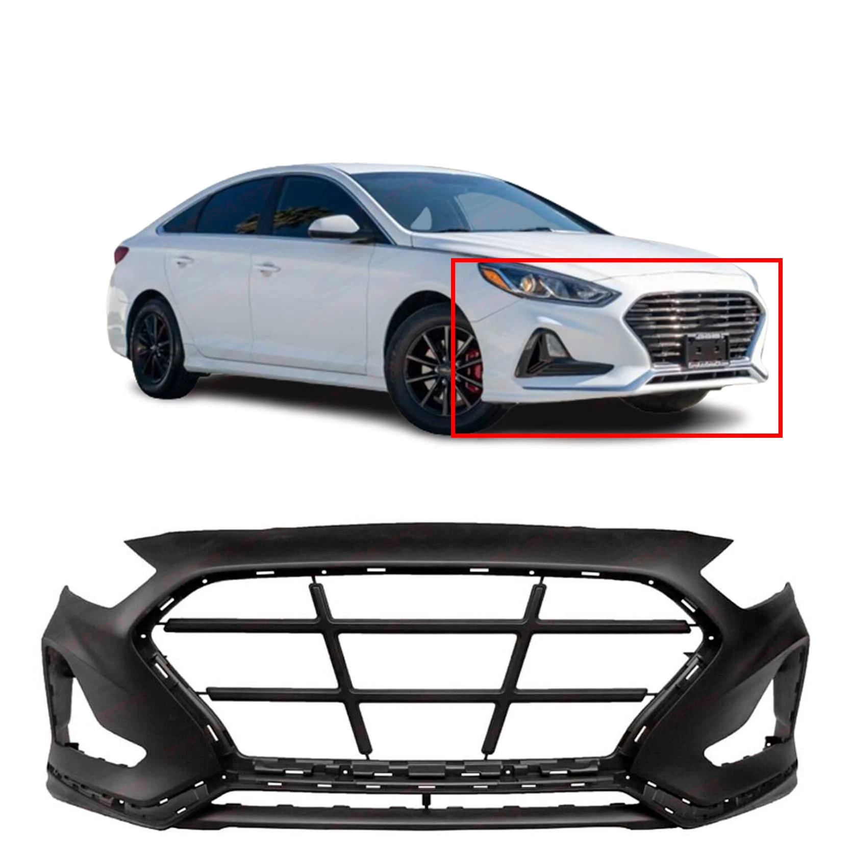 Hyundai Sonata 2018-2019 Front Bumper